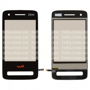 Сенсорный экран (тачскрин) для ZTE F950, черный